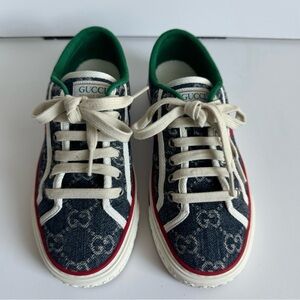 Gucci Blue and Green Sneakers